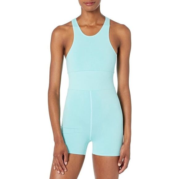 Free People Every Single Time Runsie Womens M-L Cascade Romper Athletic NEW - Picture 3 of 13